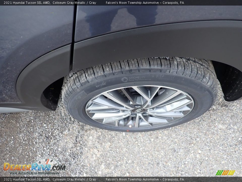 2021 Hyundai Tucson SEL AWD Coliseum Gray Metallic / Gray Photo #7