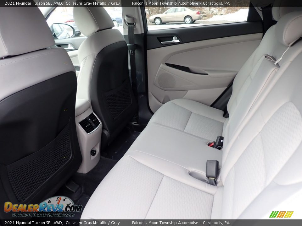 2021 Hyundai Tucson SEL AWD Coliseum Gray Metallic / Gray Photo #8
