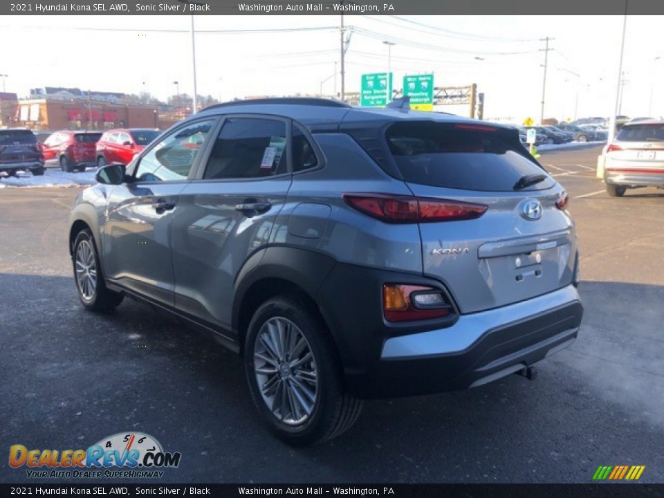 2021 Hyundai Kona SEL AWD Sonic Silver / Black Photo #3