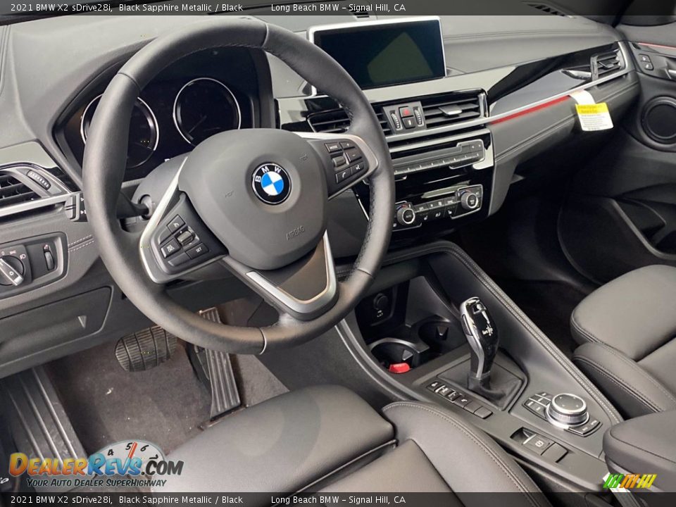 2021 BMW X2 sDrive28i Black Sapphire Metallic / Black Photo #2