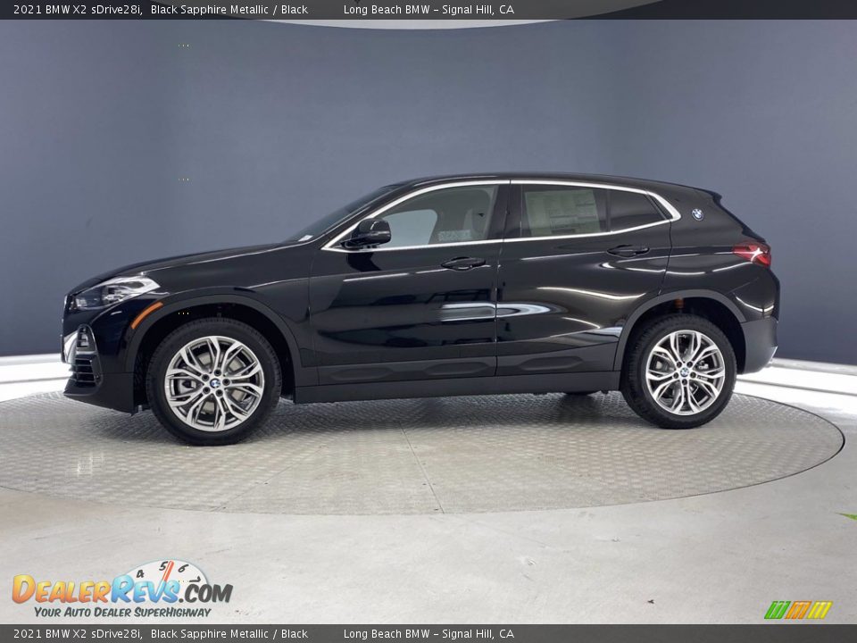 2021 BMW X2 sDrive28i Black Sapphire Metallic / Black Photo #6