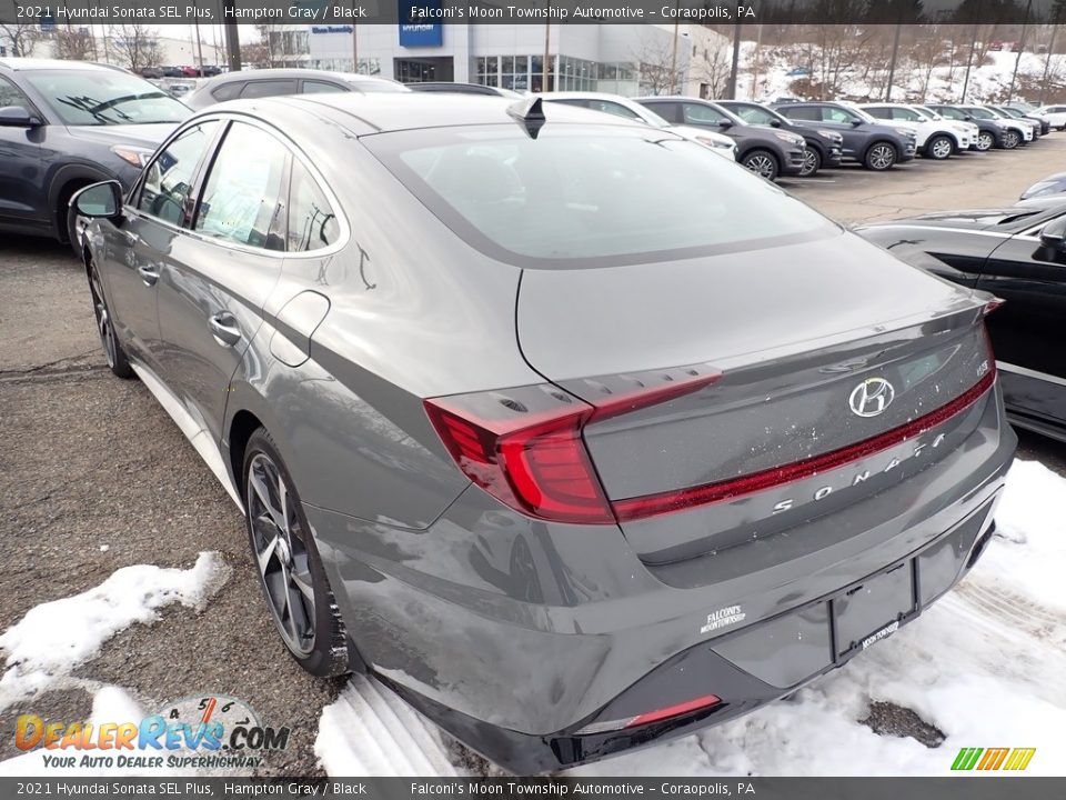 2021 Hyundai Sonata SEL Plus Hampton Gray / Black Photo #5