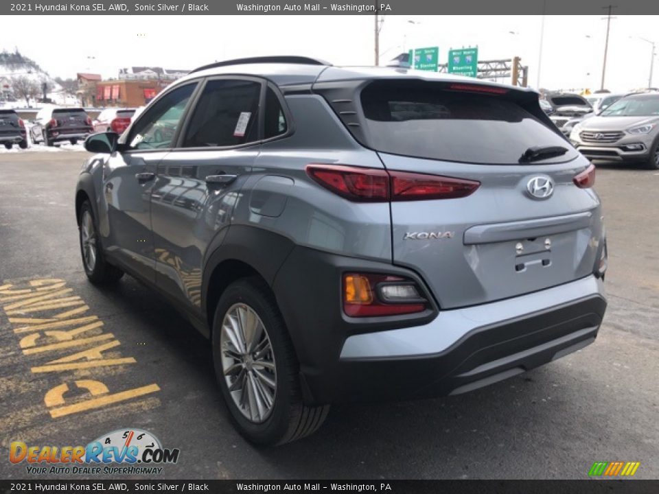 2021 Hyundai Kona SEL AWD Sonic Silver / Black Photo #3