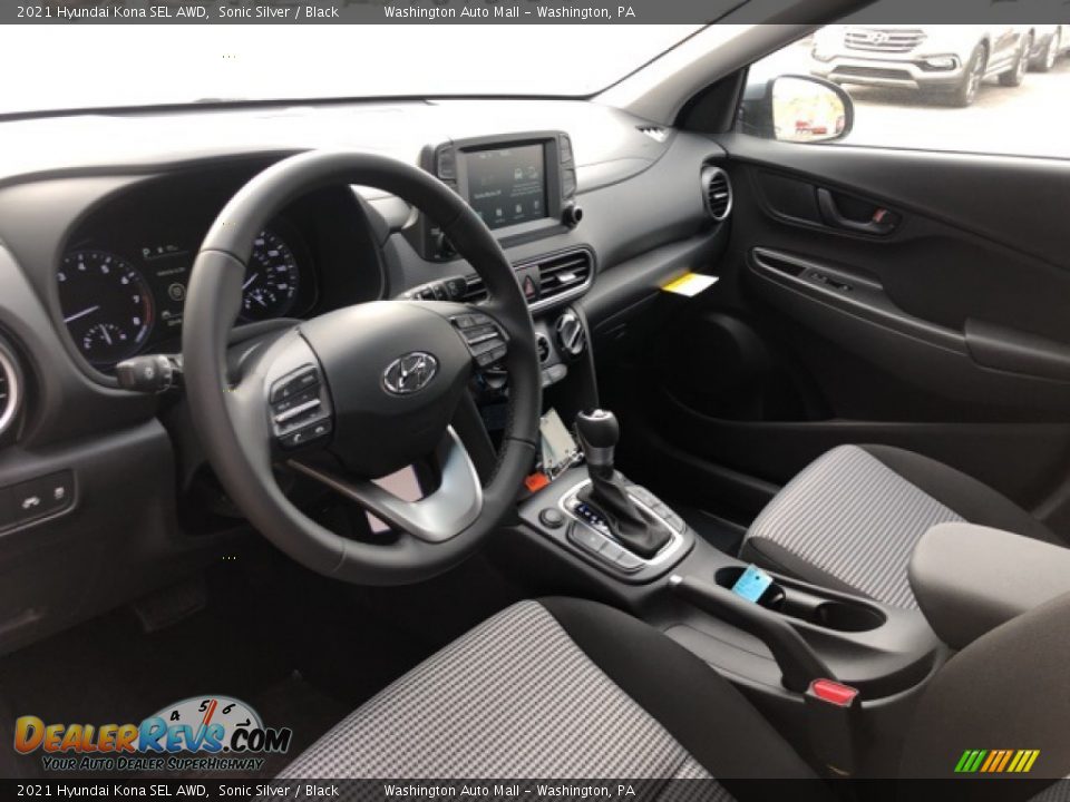 2021 Hyundai Kona SEL AWD Sonic Silver / Black Photo #4