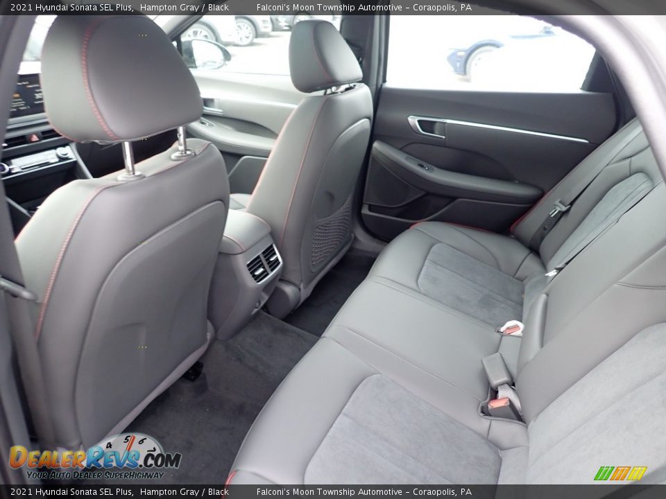 2021 Hyundai Sonata SEL Plus Hampton Gray / Black Photo #7