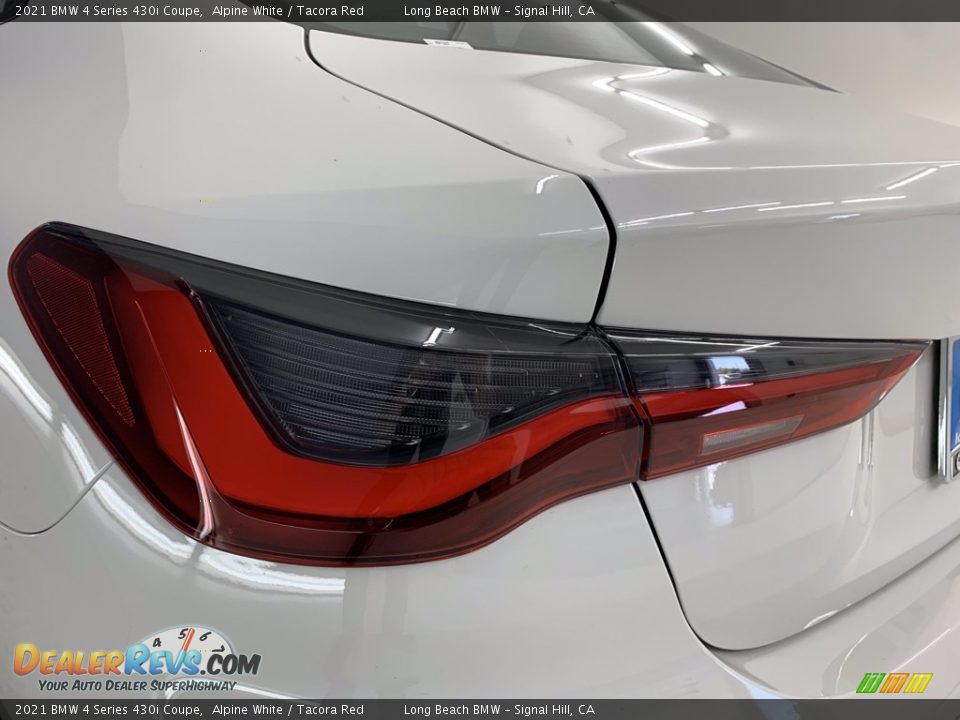 2021 BMW 4 Series 430i Coupe Alpine White / Tacora Red Photo #12