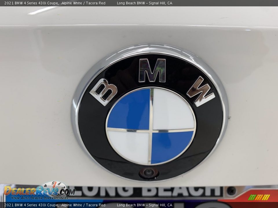 2021 BMW 4 Series 430i Coupe Alpine White / Tacora Red Photo #13