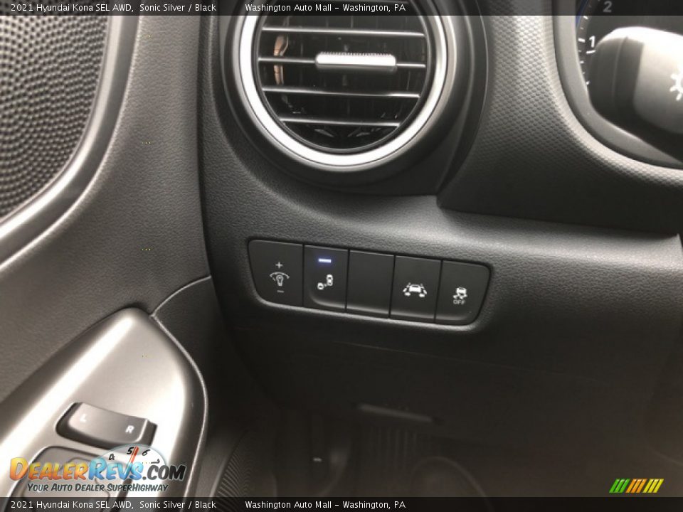 2021 Hyundai Kona SEL AWD Sonic Silver / Black Photo #13