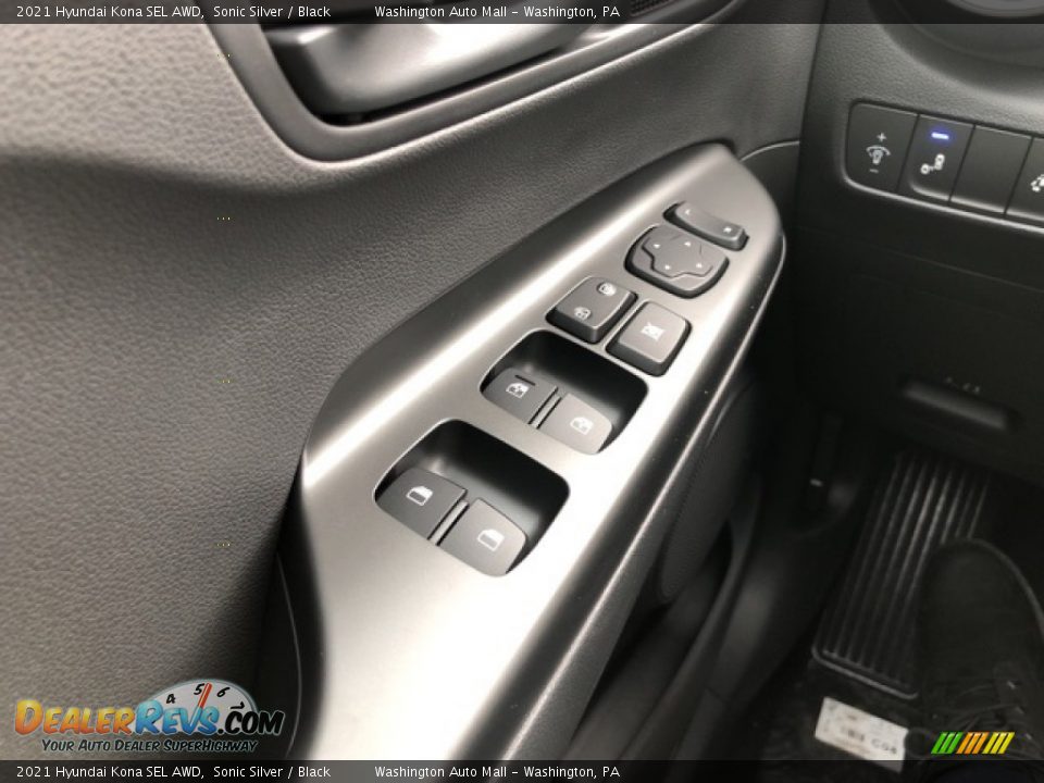 2021 Hyundai Kona SEL AWD Sonic Silver / Black Photo #14