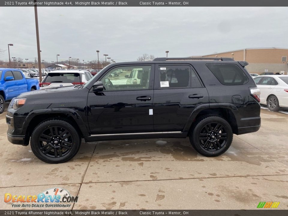 2021 Toyota 4Runner Nightshade 4x4 Midnight Black Metallic / Black Photo #1