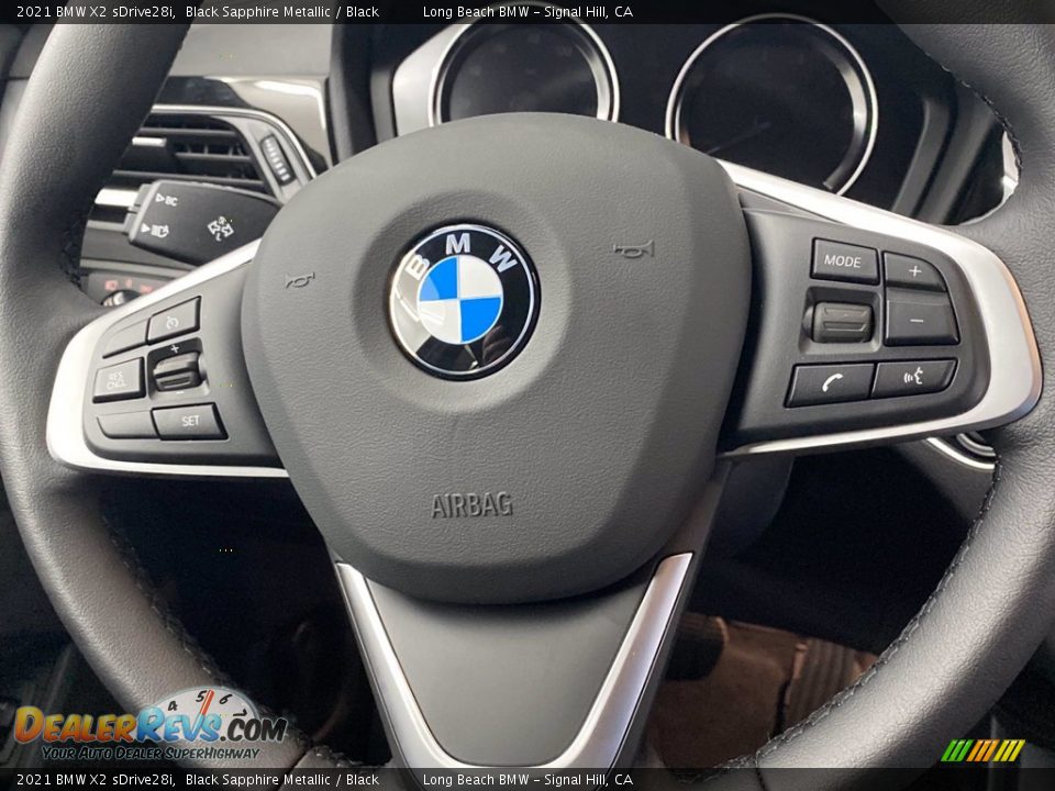 2021 BMW X2 sDrive28i Black Sapphire Metallic / Black Photo #26