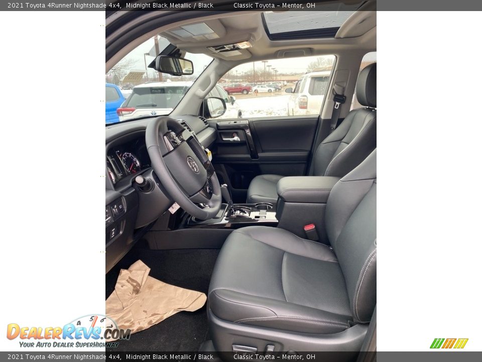 2021 Toyota 4Runner Nightshade 4x4 Midnight Black Metallic / Black Photo #2
