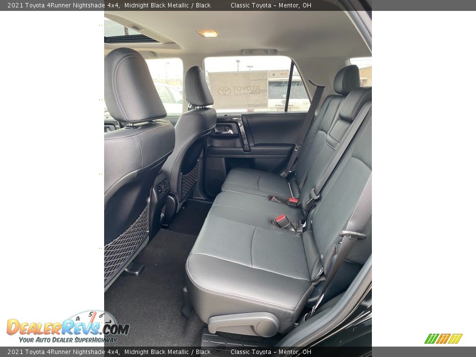 2021 Toyota 4Runner Nightshade 4x4 Midnight Black Metallic / Black Photo #3