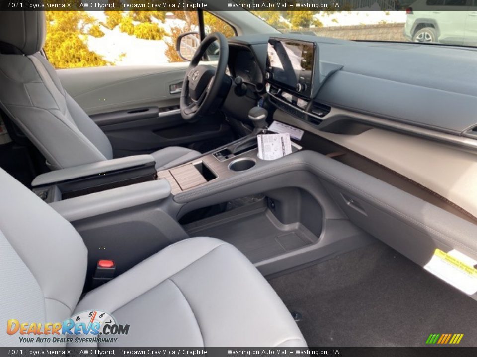 2021 Toyota Sienna XLE AWD Hybrid Predawn Gray Mica / Graphite Photo #11
