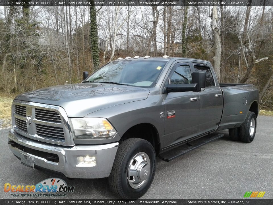 2012 Dodge Ram 3500 HD Big Horn Crew Cab 4x4 Mineral Gray Pearl / Dark Slate/Medium Graystone Photo #2