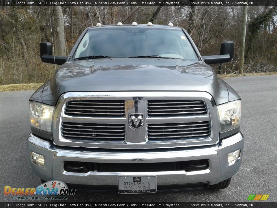 2012 Dodge Ram 3500 HD Big Horn Crew Cab 4x4 Mineral Gray Pearl / Dark Slate/Medium Graystone Photo #3