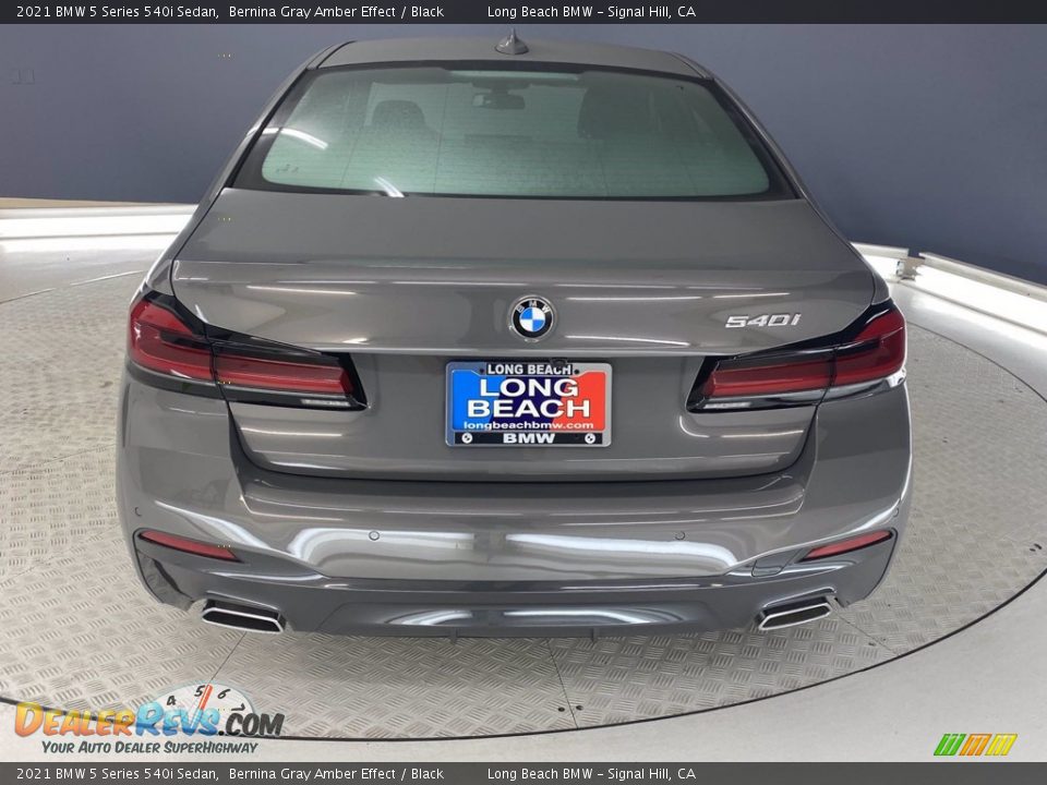 2021 BMW 5 Series 540i Sedan Bernina Gray Amber Effect / Black Photo #11