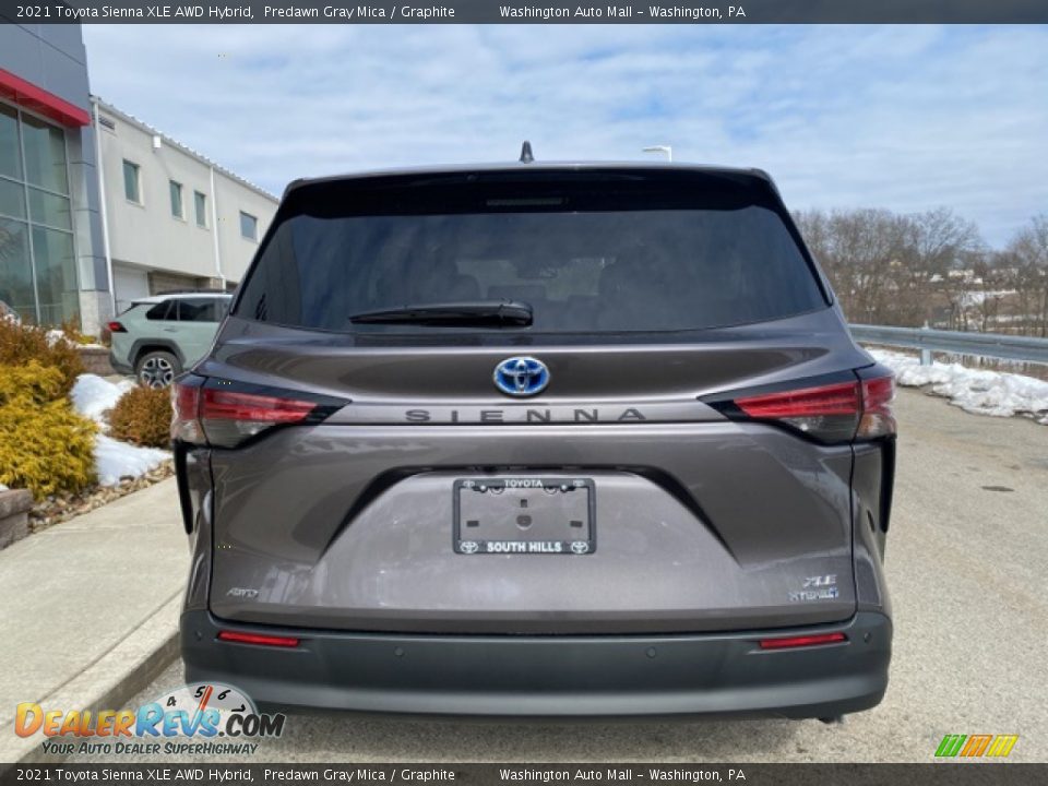 2021 Toyota Sienna XLE AWD Hybrid Predawn Gray Mica / Graphite Photo #15