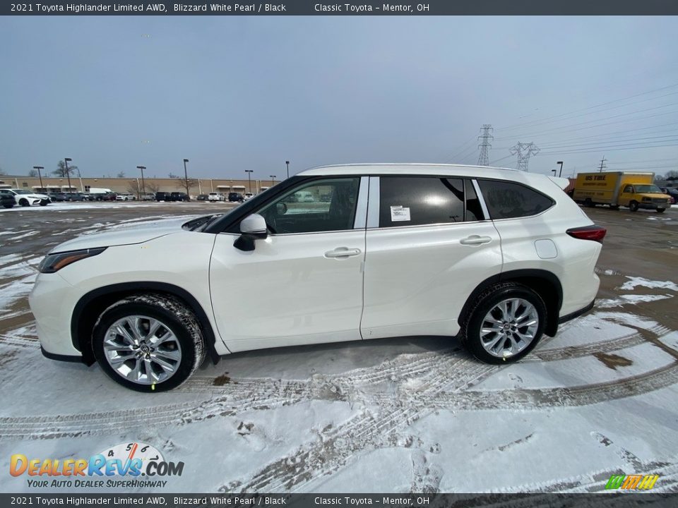 2021 Toyota Highlander Limited AWD Blizzard White Pearl / Black Photo #1