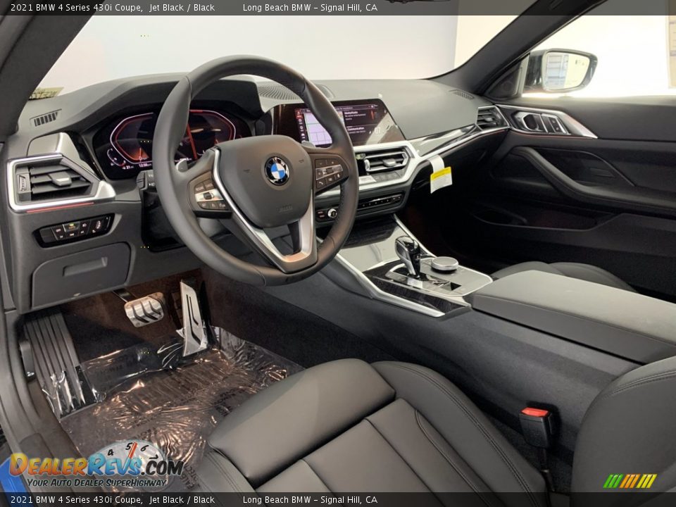 2021 BMW 4 Series 430i Coupe Jet Black / Black Photo #7