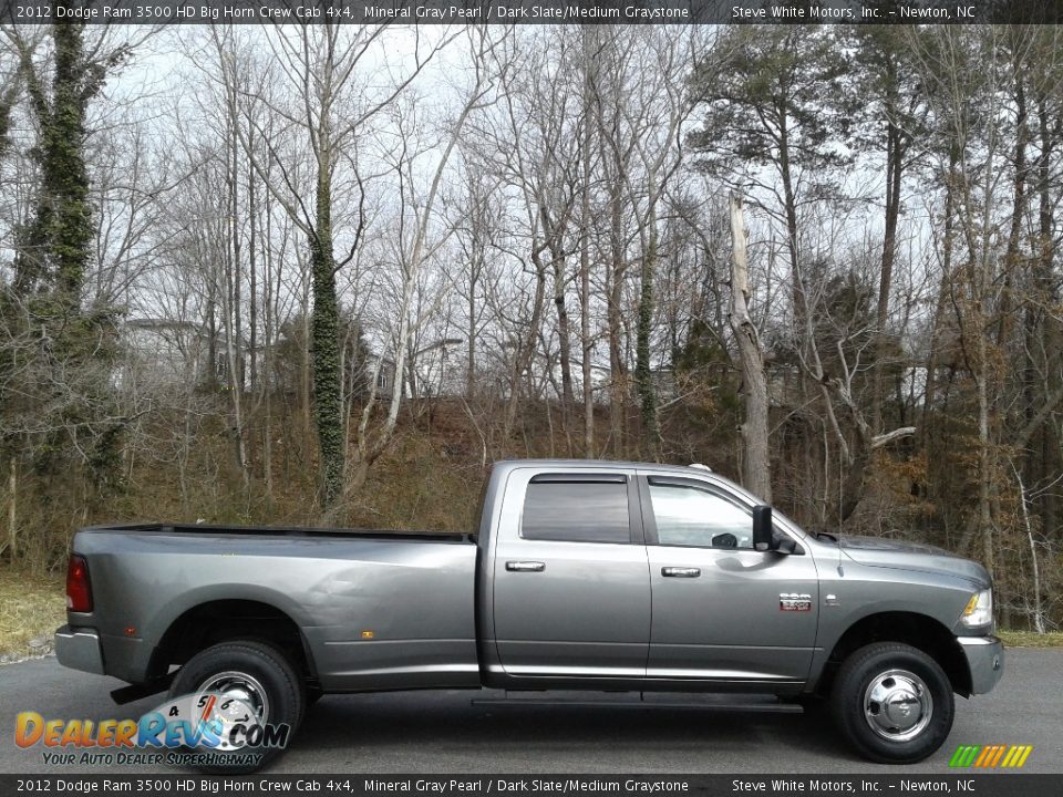 2012 Dodge Ram 3500 HD Big Horn Crew Cab 4x4 Mineral Gray Pearl / Dark Slate/Medium Graystone Photo #6