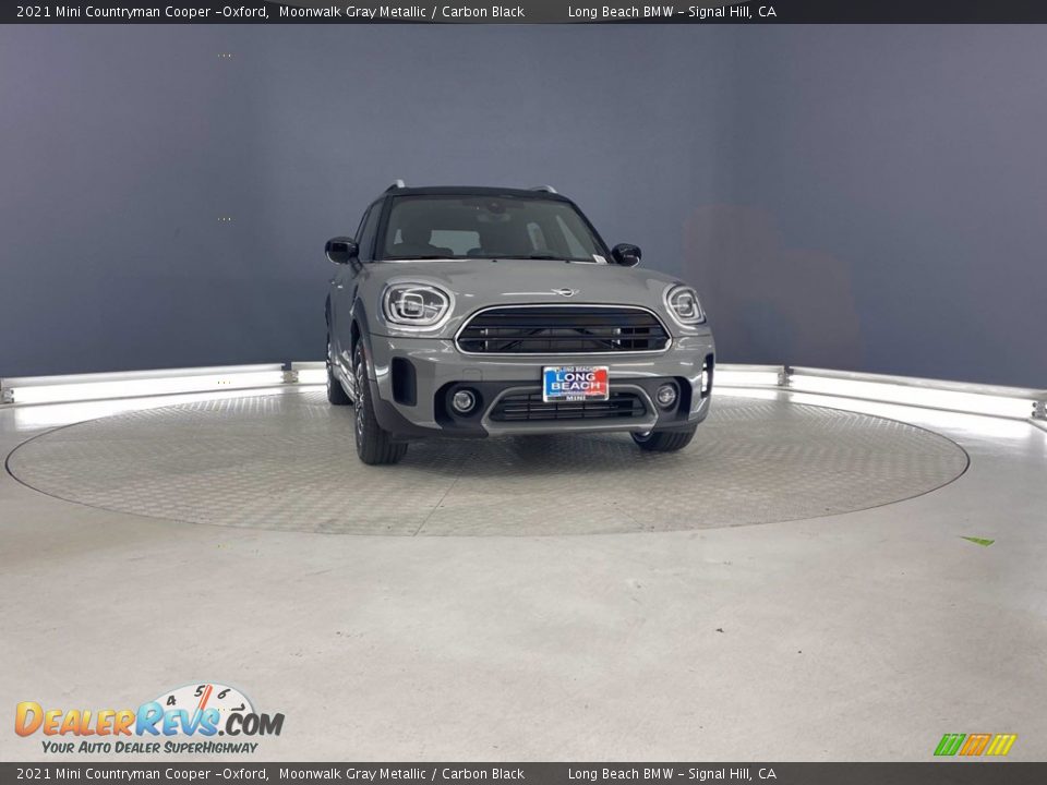 2021 Mini Countryman Cooper -Oxford Moonwalk Gray Metallic / Carbon Black Photo #2