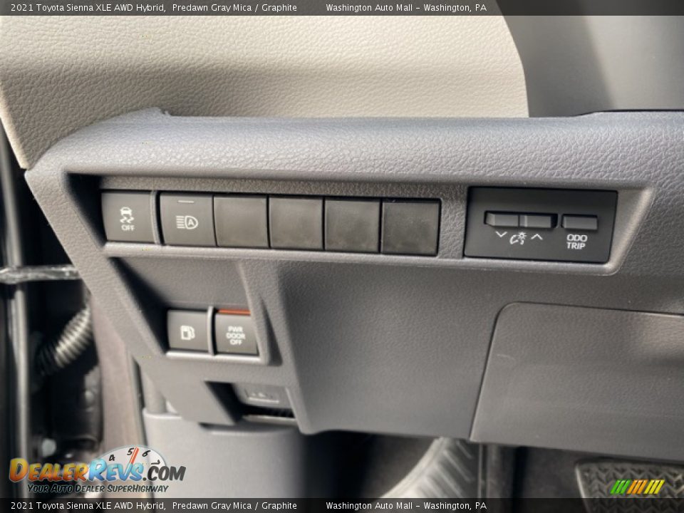 2021 Toyota Sienna XLE AWD Hybrid Predawn Gray Mica / Graphite Photo #20