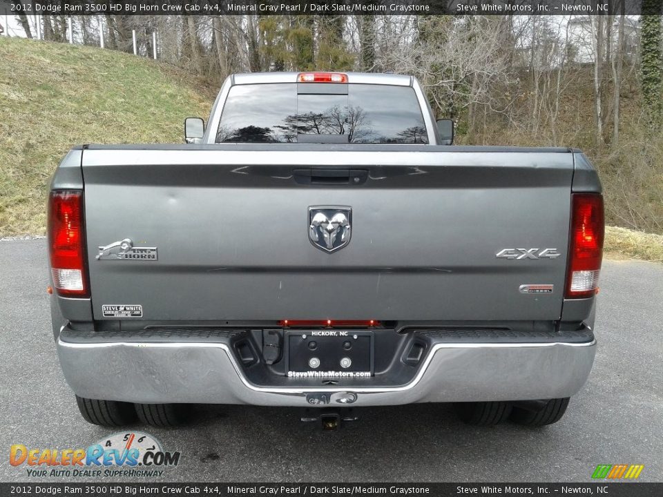 2012 Dodge Ram 3500 HD Big Horn Crew Cab 4x4 Mineral Gray Pearl / Dark Slate/Medium Graystone Photo #10