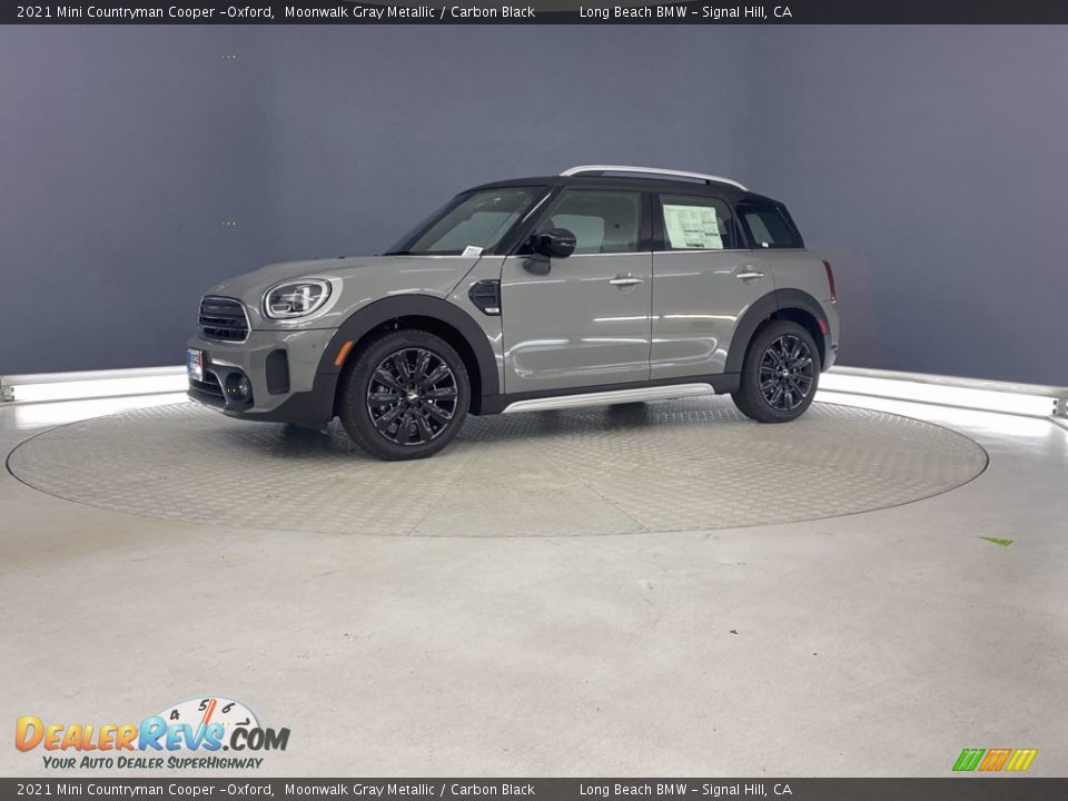 2021 Mini Countryman Cooper -Oxford Moonwalk Gray Metallic / Carbon Black Photo #5