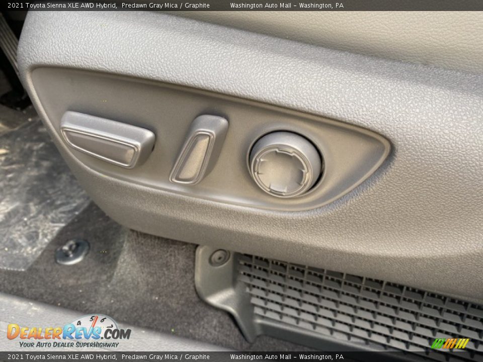 2021 Toyota Sienna XLE AWD Hybrid Predawn Gray Mica / Graphite Photo #23