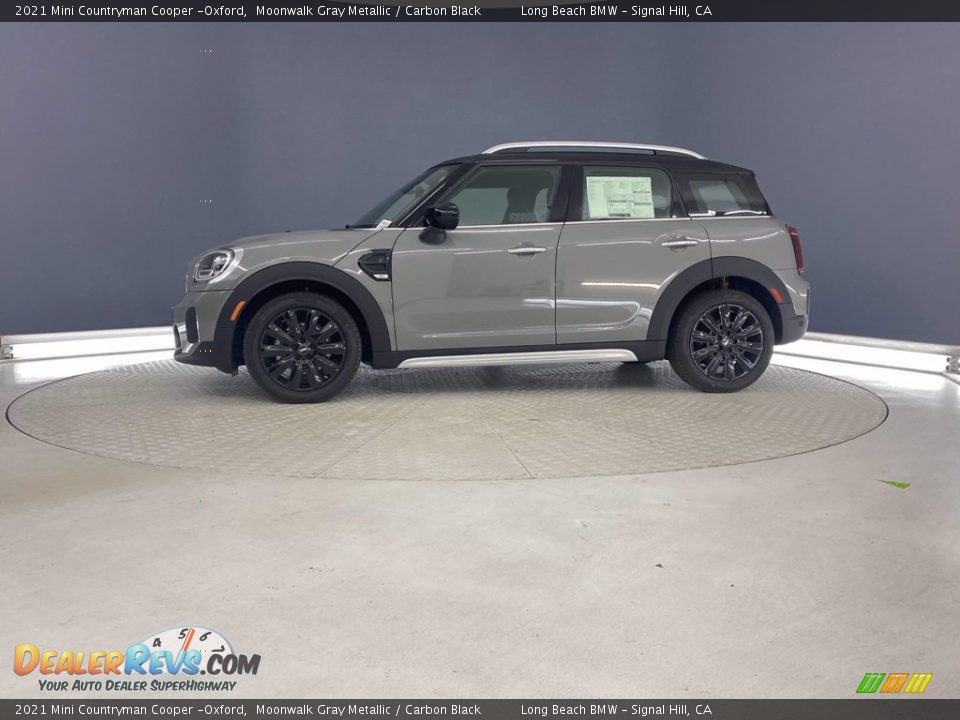 2021 Mini Countryman Cooper -Oxford Moonwalk Gray Metallic / Carbon Black Photo #6