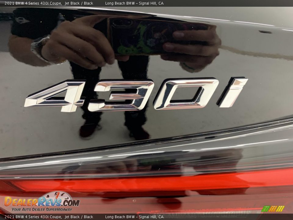 2021 BMW 4 Series 430i Coupe Jet Black / Black Photo #14