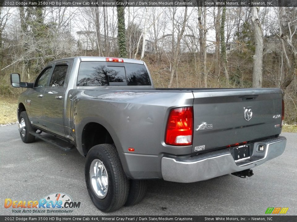 2012 Dodge Ram 3500 HD Big Horn Crew Cab 4x4 Mineral Gray Pearl / Dark Slate/Medium Graystone Photo #13