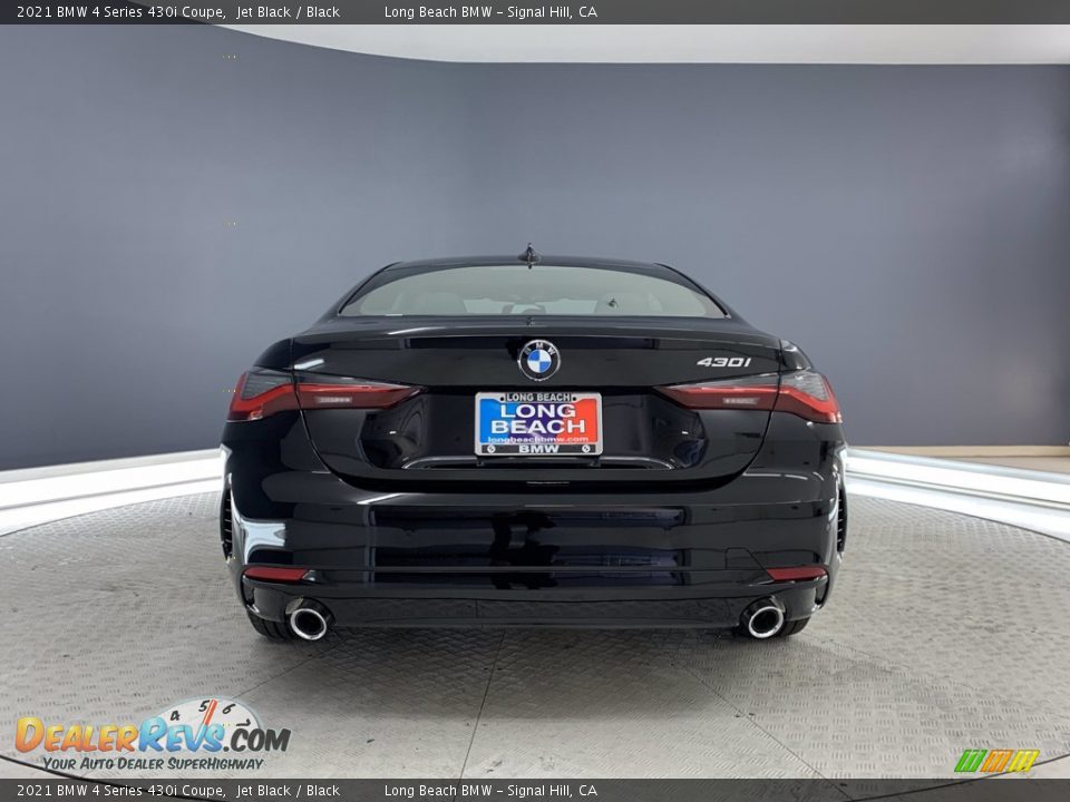 2021 BMW 4 Series 430i Coupe Jet Black / Black Photo #15