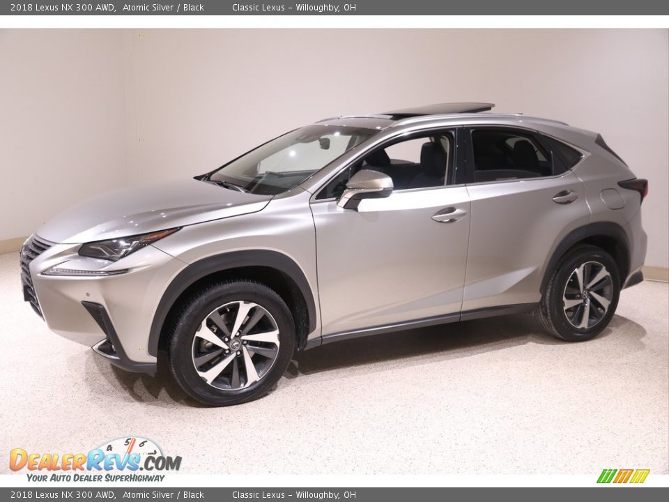 2018 Lexus NX 300 AWD Atomic Silver / Black Photo #3