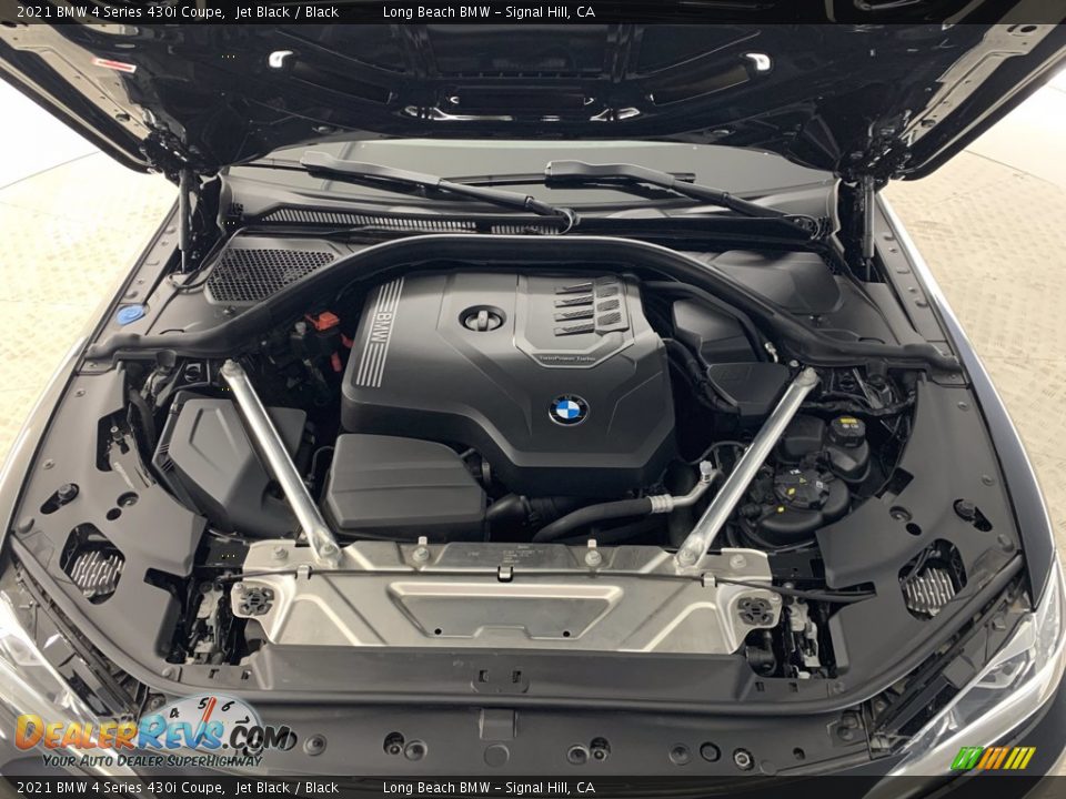 2021 BMW 4 Series 430i Coupe Jet Black / Black Photo #18