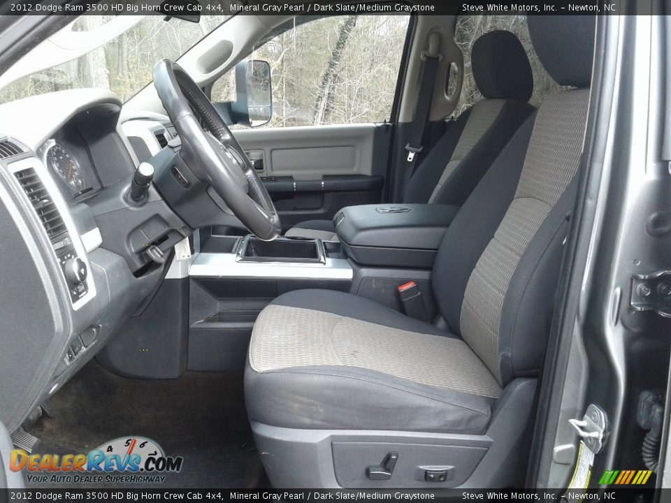 2012 Dodge Ram 3500 HD Big Horn Crew Cab 4x4 Mineral Gray Pearl / Dark Slate/Medium Graystone Photo #17