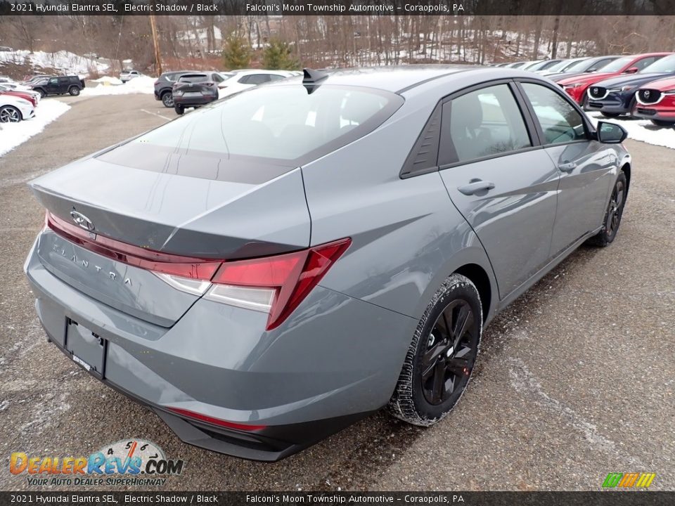 2021 Hyundai Elantra SEL Electric Shadow / Black Photo #2