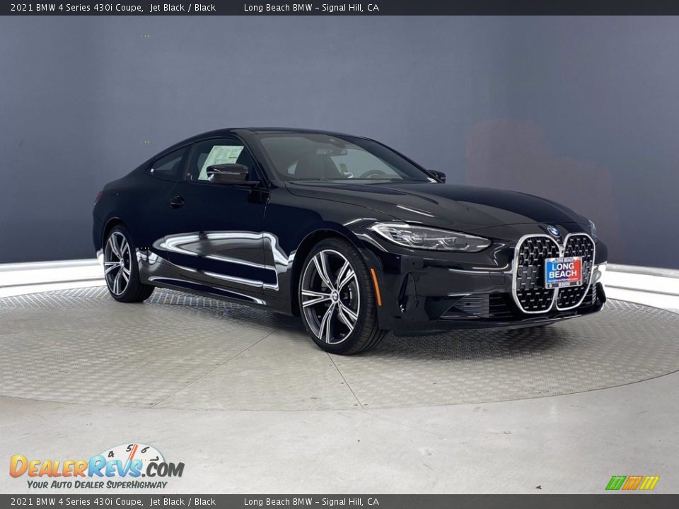 2021 BMW 4 Series 430i Coupe Jet Black / Black Photo #1