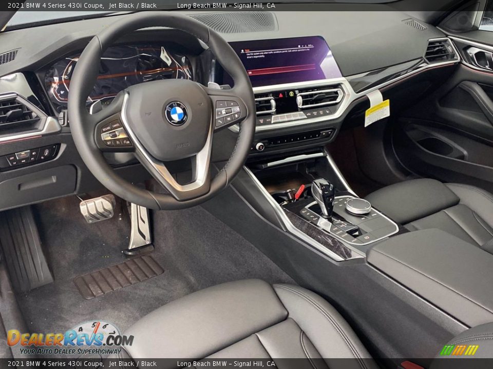 2021 BMW 4 Series 430i Coupe Jet Black / Black Photo #3