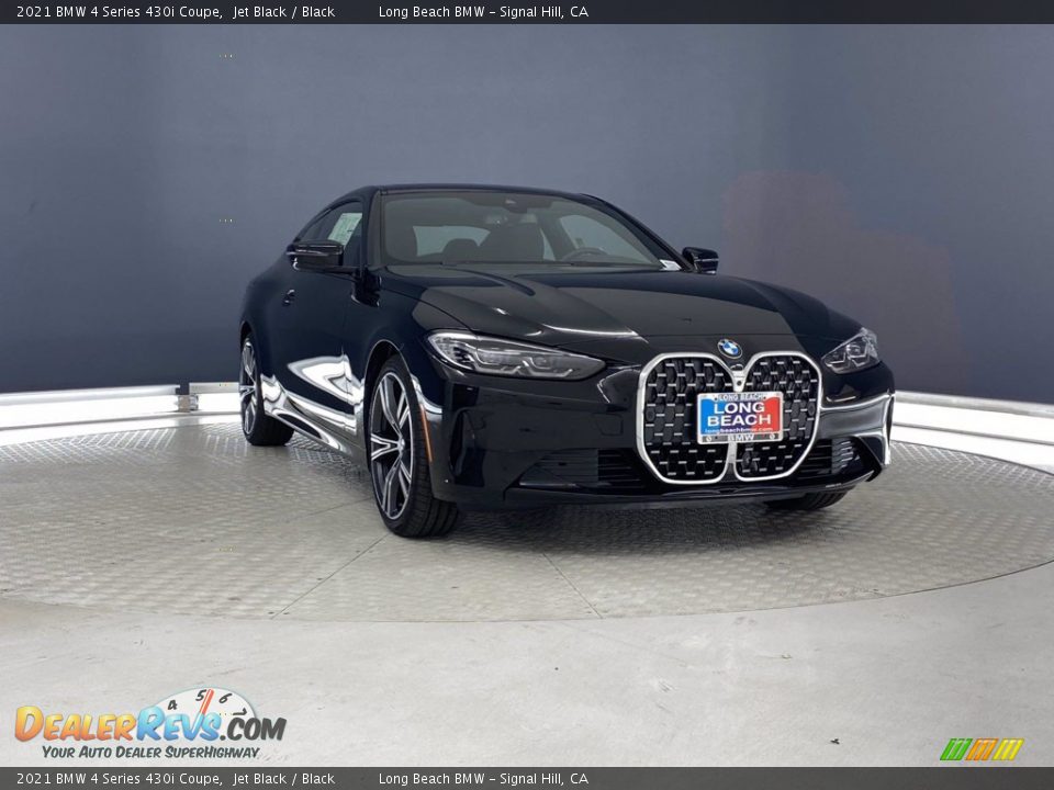 2021 BMW 4 Series 430i Coupe Jet Black / Black Photo #4