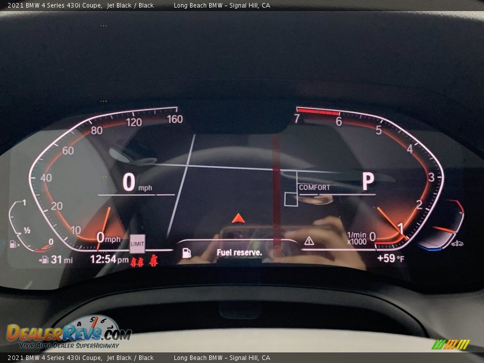2021 BMW 4 Series 430i Coupe Jet Black / Black Photo #24
