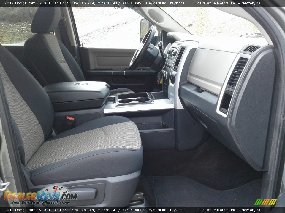 2012 Dodge Ram 3500 HD Big Horn Crew Cab 4x4 Mineral Gray Pearl / Dark Slate/Medium Graystone Photo #24