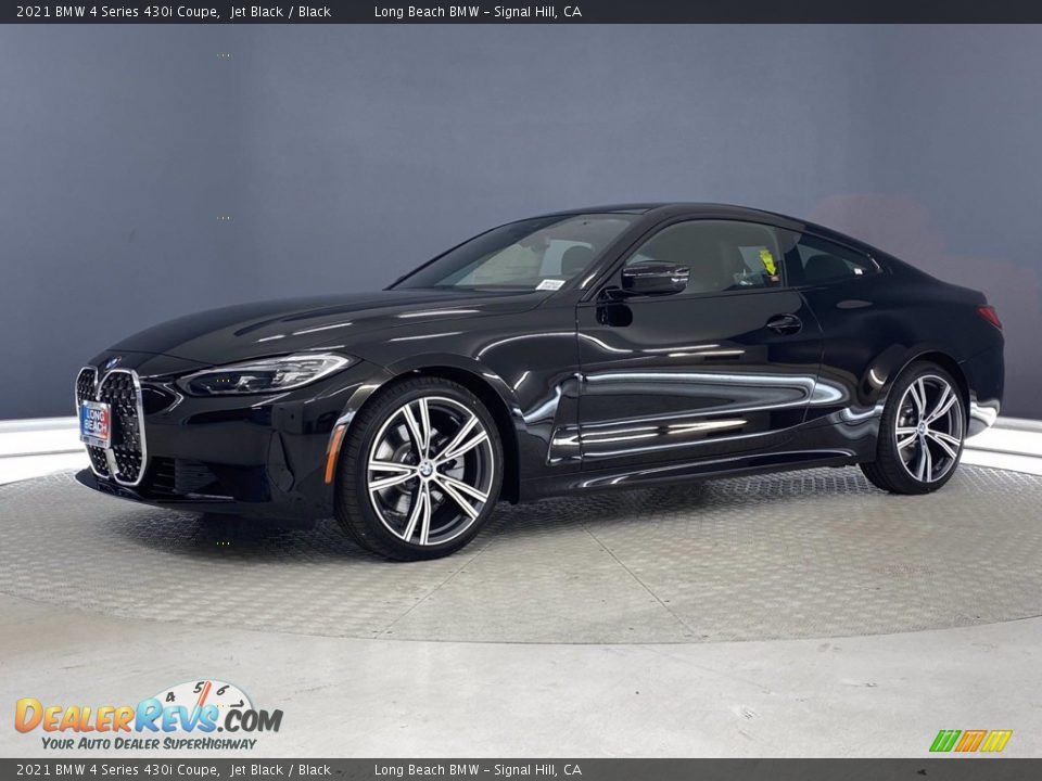 2021 BMW 4 Series 430i Coupe Jet Black / Black Photo #7