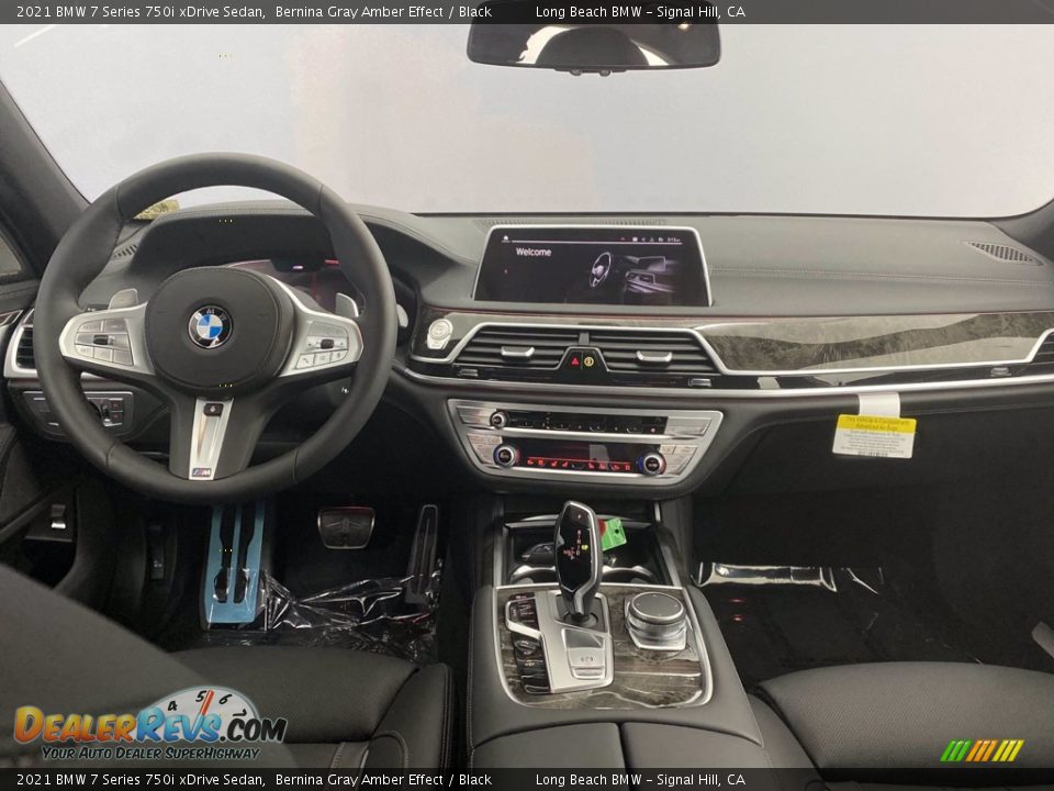 2021 BMW 7 Series 750i xDrive Sedan Bernina Gray Amber Effect / Black Photo #3