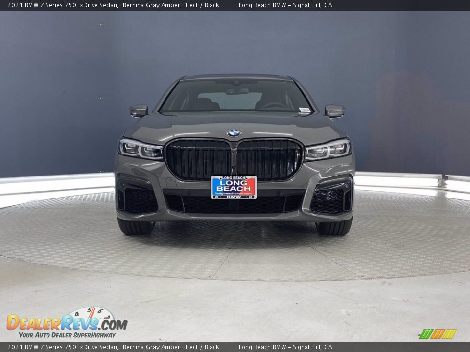 2021 BMW 7 Series 750i xDrive Sedan Bernina Gray Amber Effect / Black Photo #4