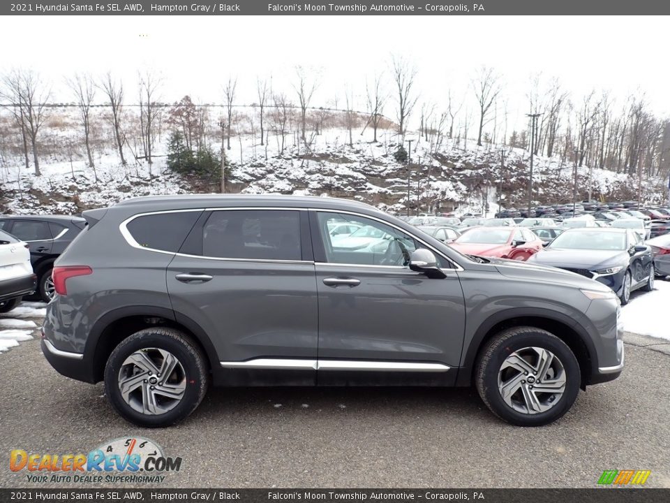 2021 Hyundai Santa Fe SEL AWD Hampton Gray / Black Photo #1