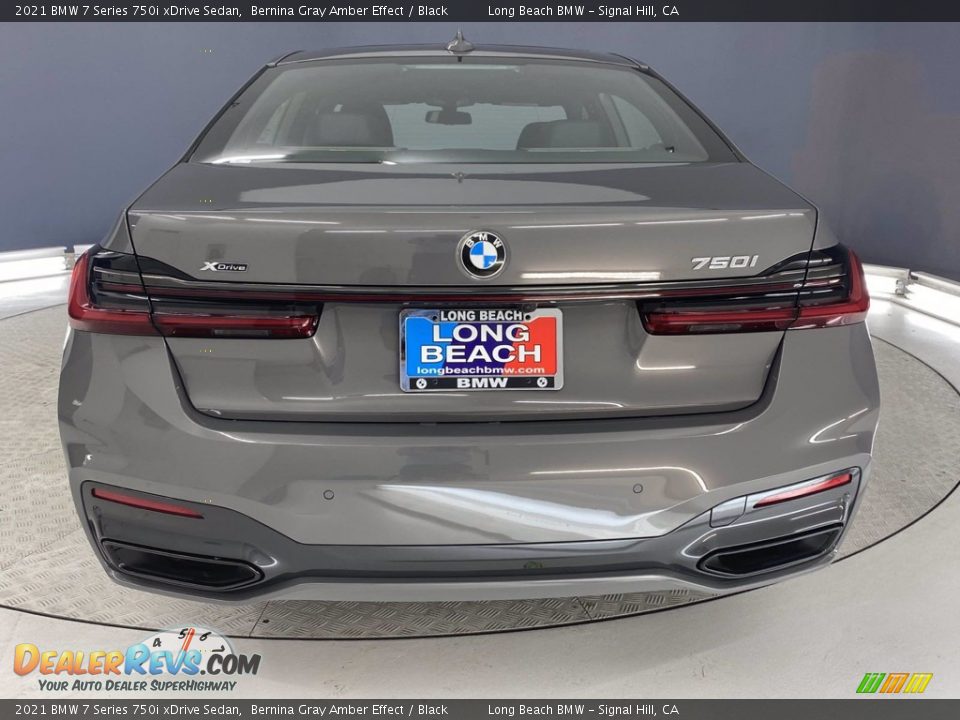 2021 BMW 7 Series 750i xDrive Sedan Bernina Gray Amber Effect / Black Photo #8