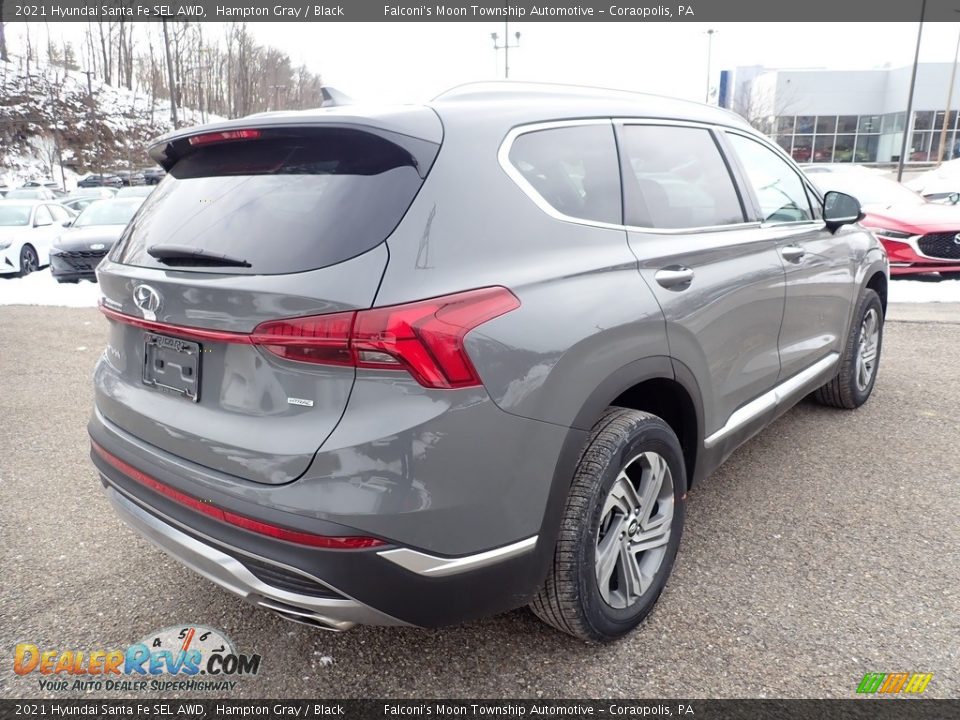 2021 Hyundai Santa Fe SEL AWD Hampton Gray / Black Photo #2