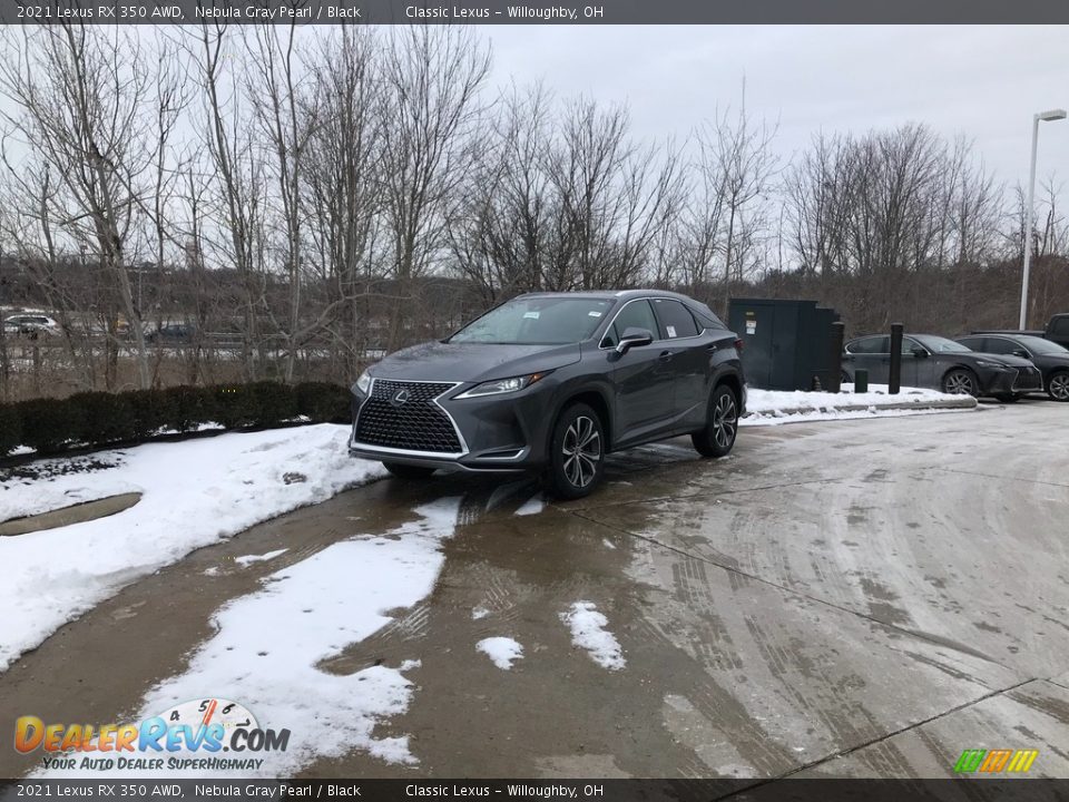 2021 Lexus RX 350 AWD Nebula Gray Pearl / Black Photo #1